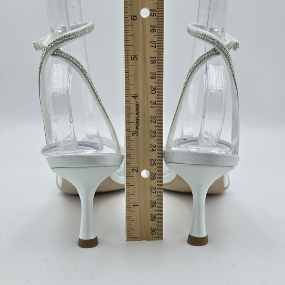 Badgley Mischka Ultra Kitten Heels, Soft Blue Radiance, Women's 6.5 - Picture 5 of 13